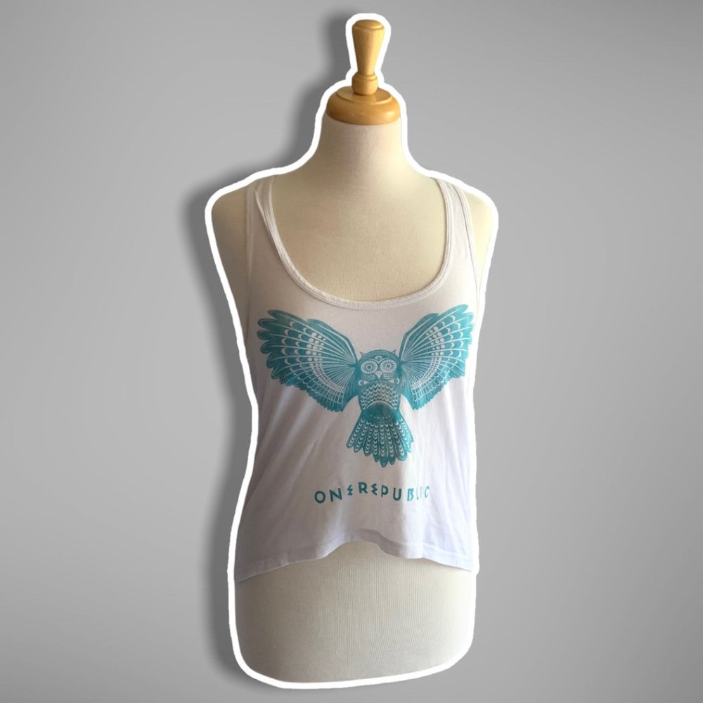 One Republic M Owl tank top